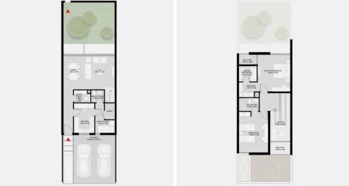2 BR Townhouse Middle B