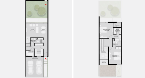 2 BR Townhouse Middle A